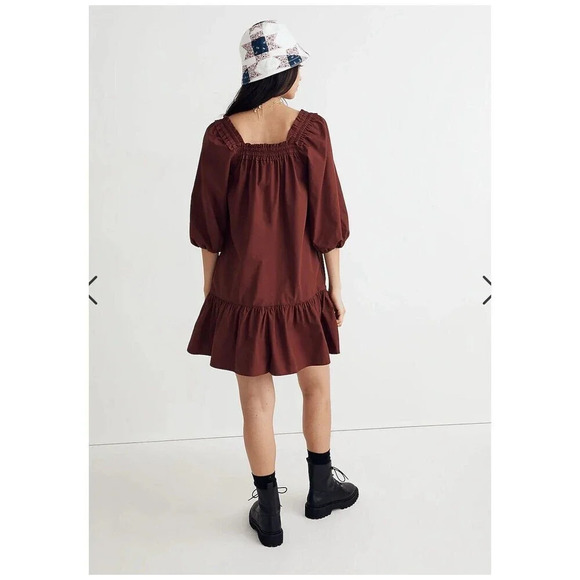 NWT MADEWELL- Poplin Mini Dress Sizes XS - Picture 5 of 9